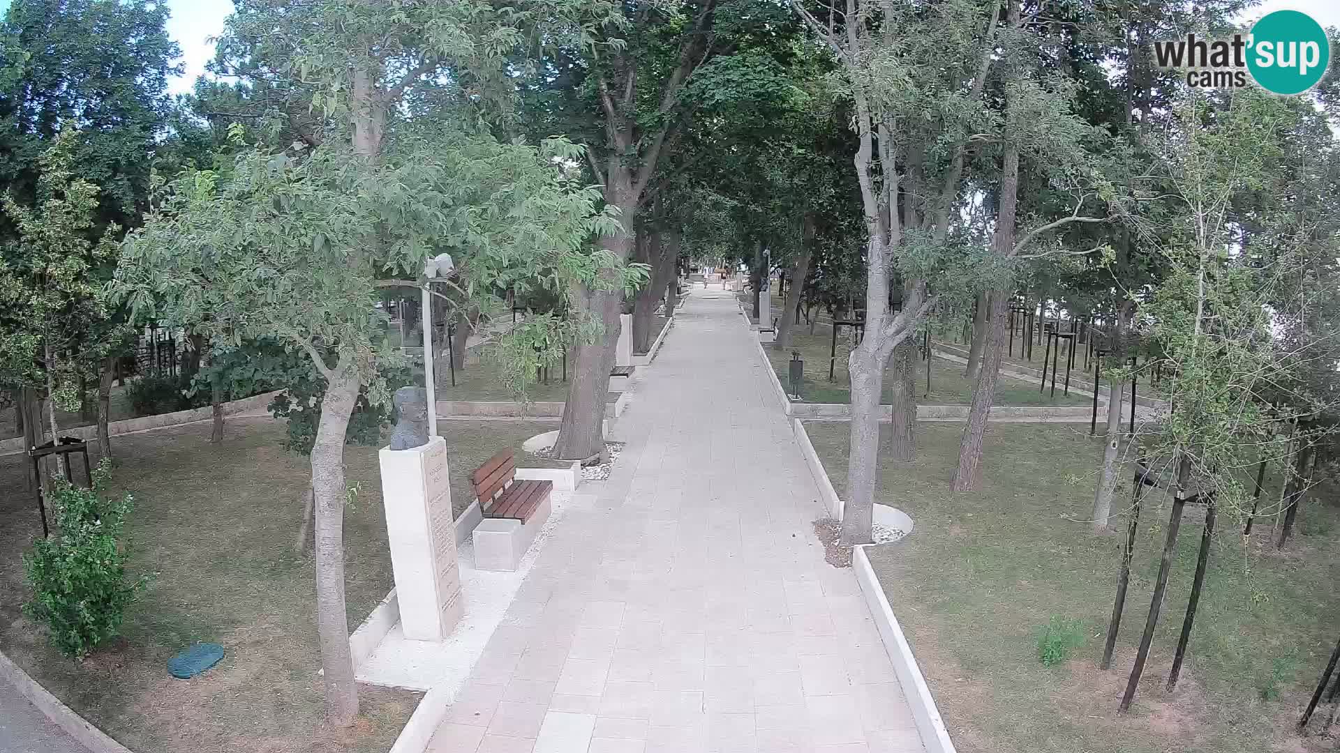 Writers’ Park Webcam Senj – Live by the Sea