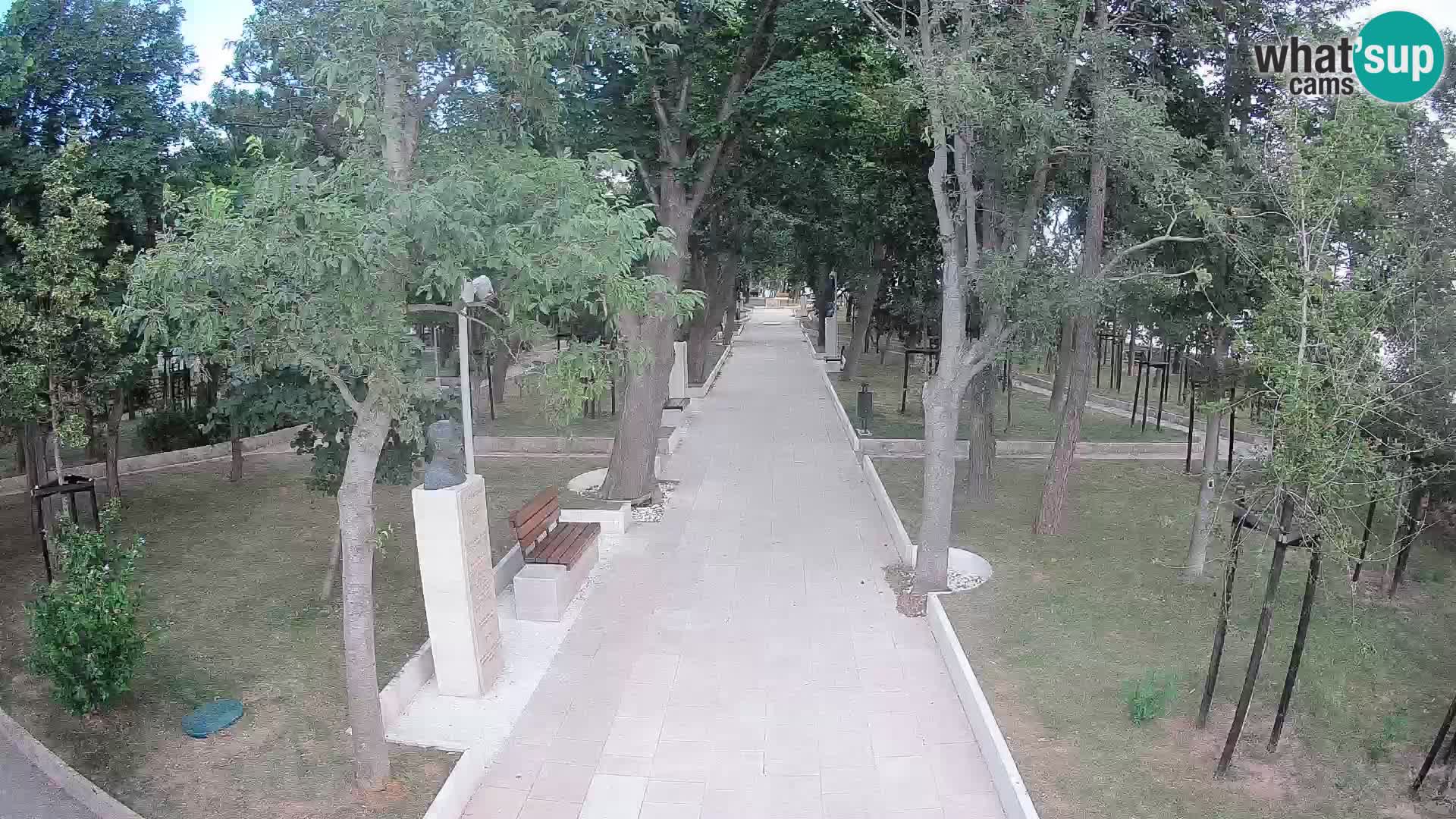 Writers’ Park Webcam Senj – Live by the Sea