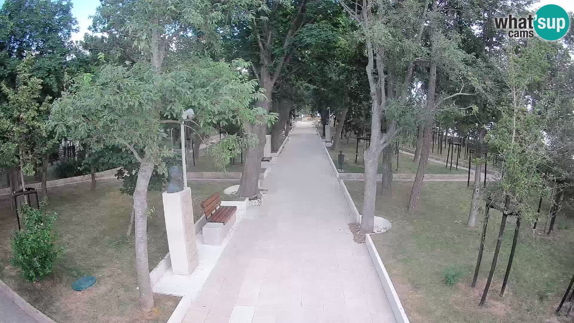 Writers’ Park Webcam Senj – Live by the Sea
