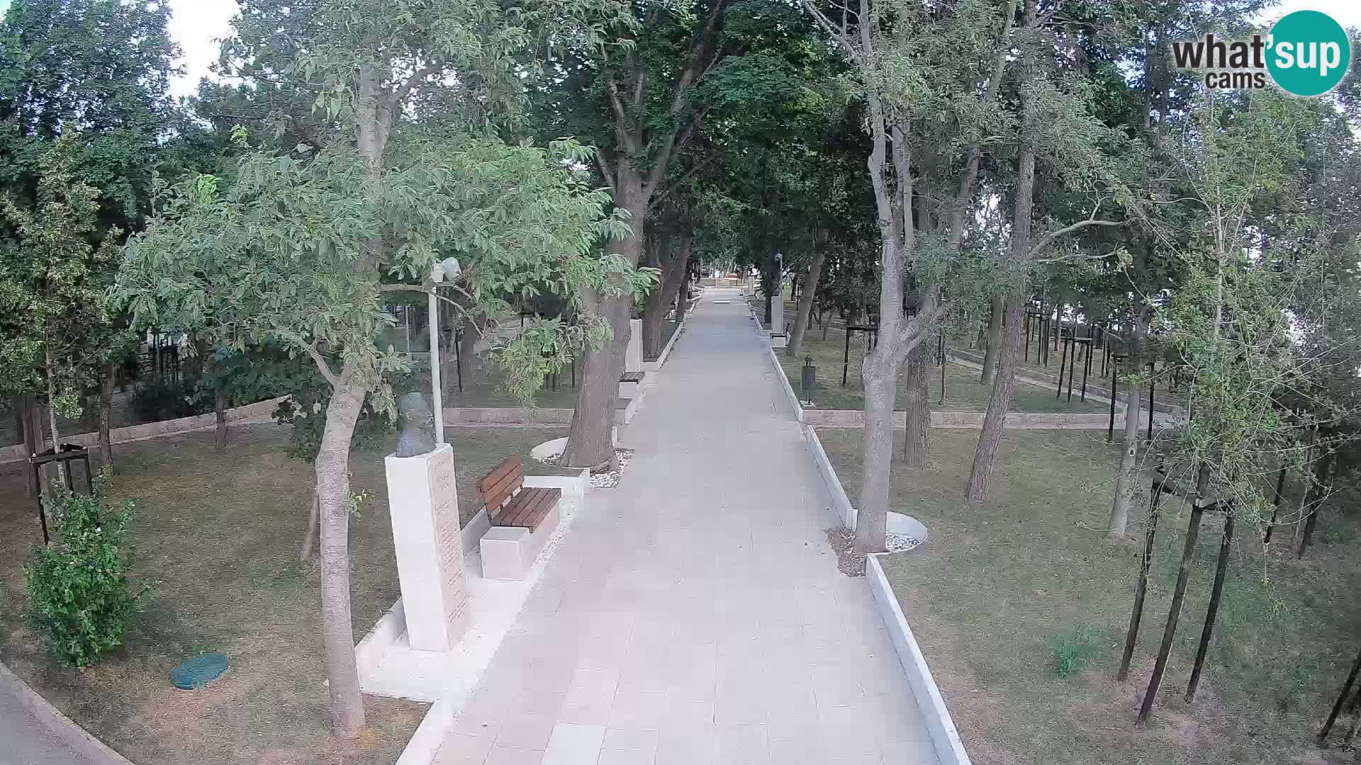 Writers’ Park Webcam Senj – Live by the Sea