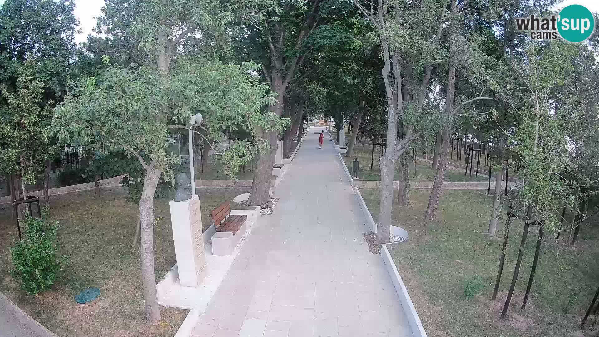 Webcam Schriftstellerpark Senj – Live am Meer