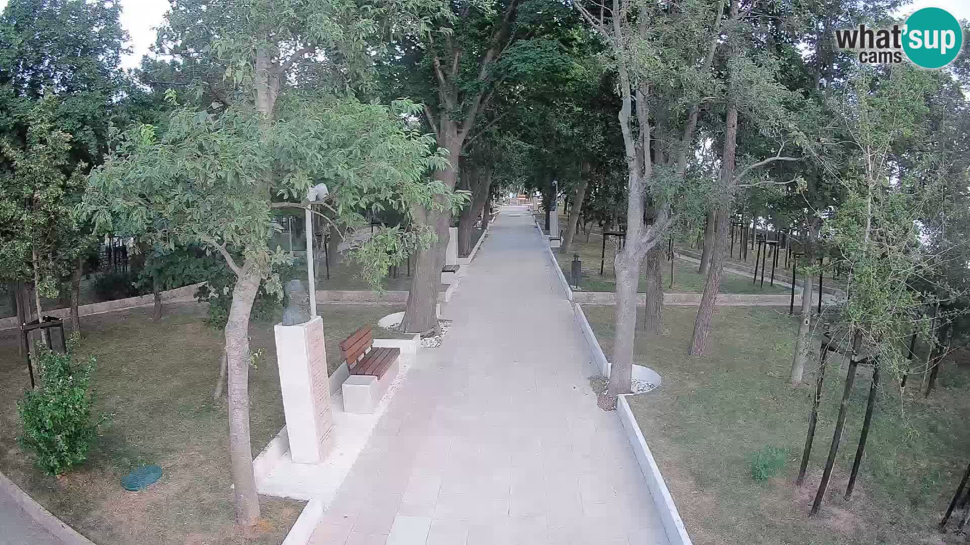 Writers’ Park Webcam Senj – Live by the Sea