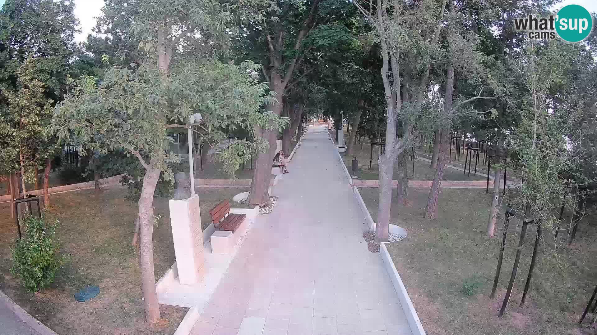 Writers’ Park Webcam Senj – Live by the Sea