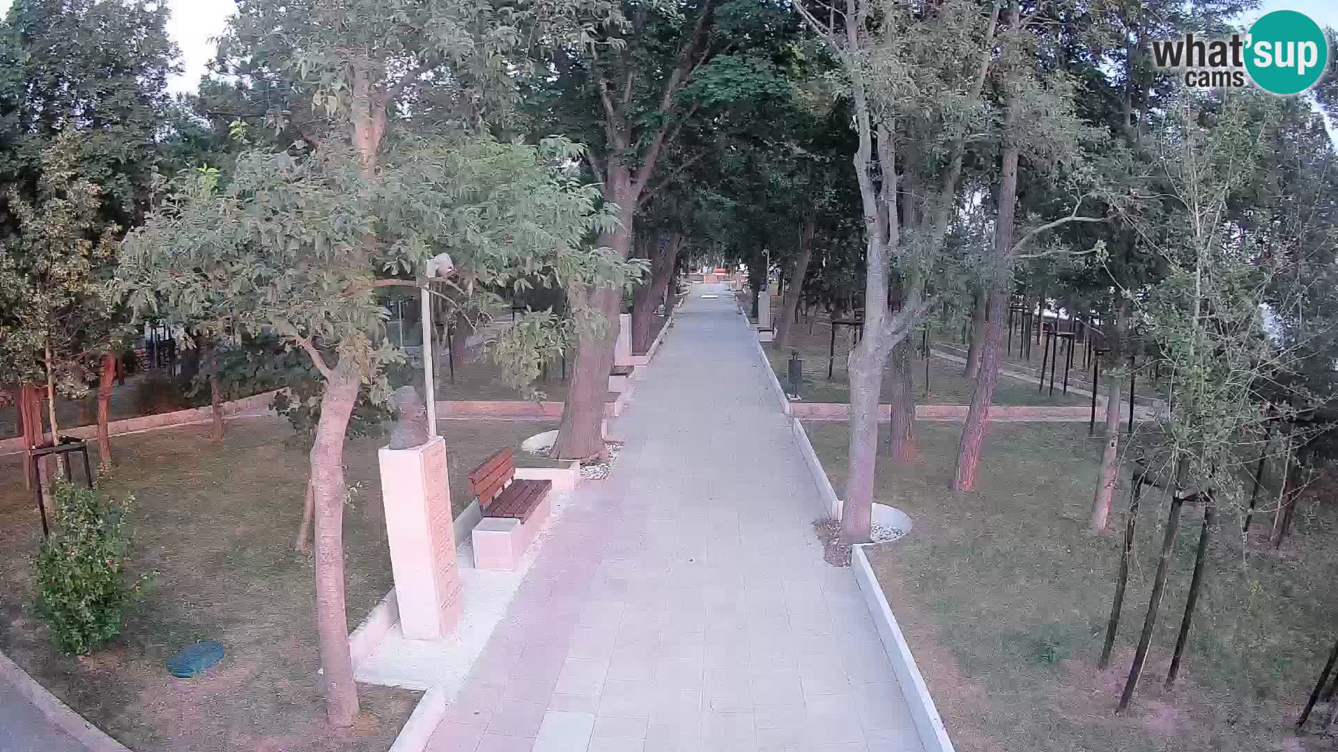 Writers’ Park Webcam Senj – Live by the Sea