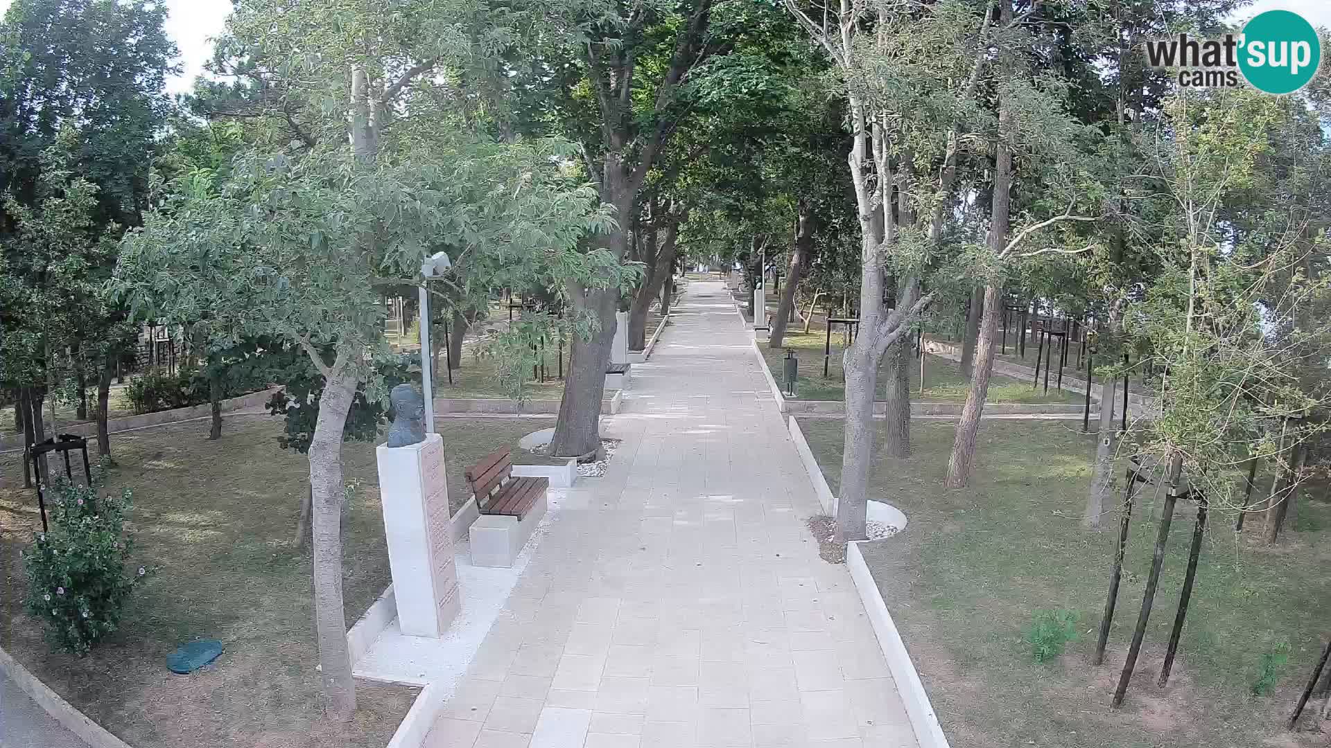Webcam Schriftstellerpark Senj – Live am Meer