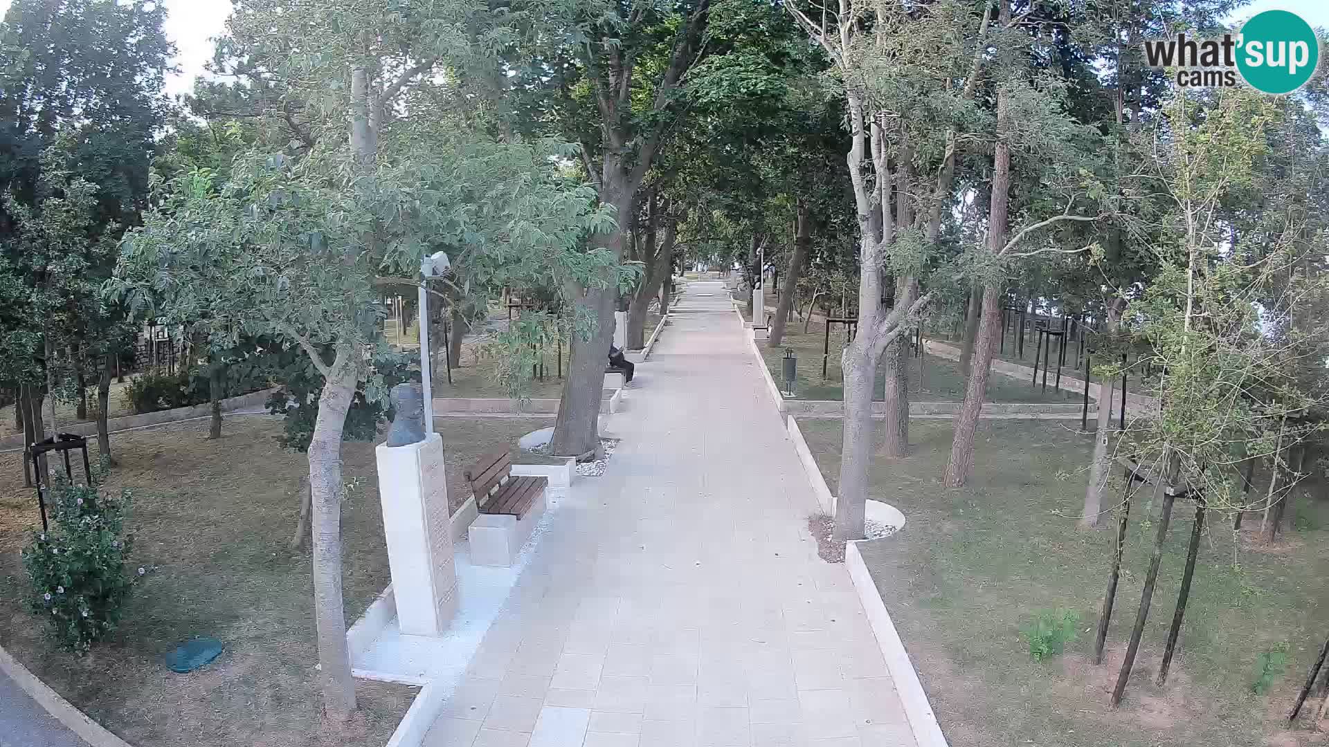 Writers’ Park Webcam Senj – Live by the Sea