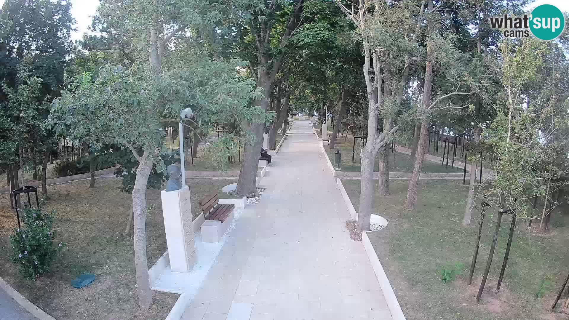 Writers’ Park Webcam Senj – Live by the Sea