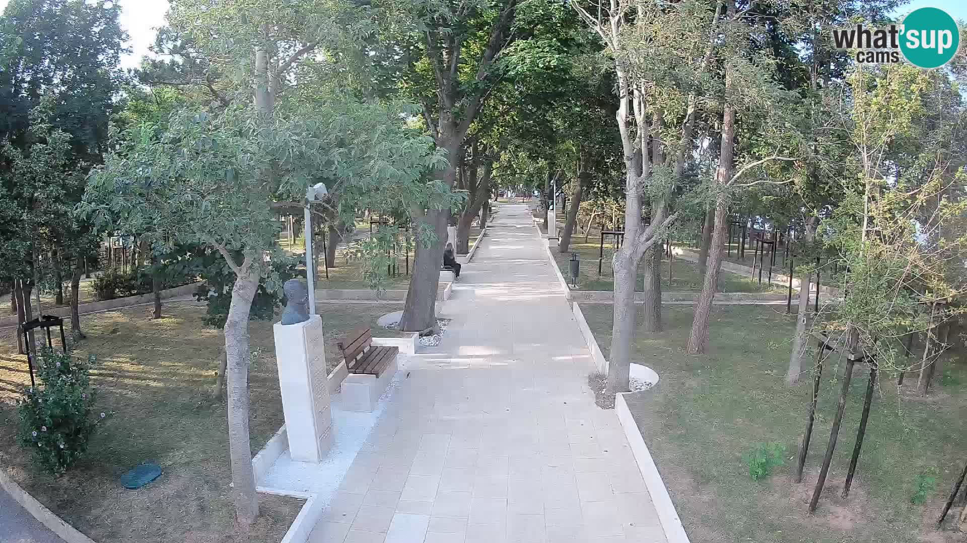 Writers’ Park Webcam Senj – Live by the Sea