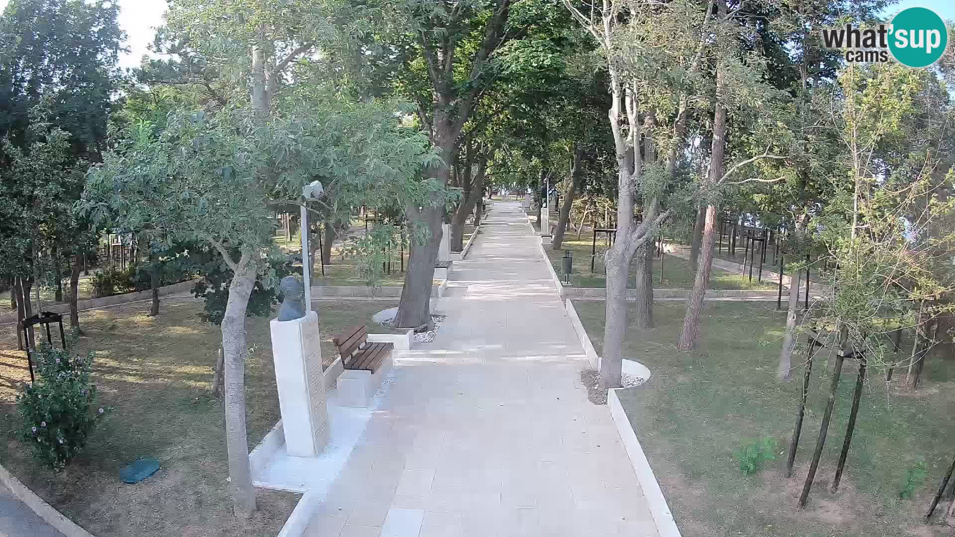 Writers’ Park Webcam Senj – Live by the Sea