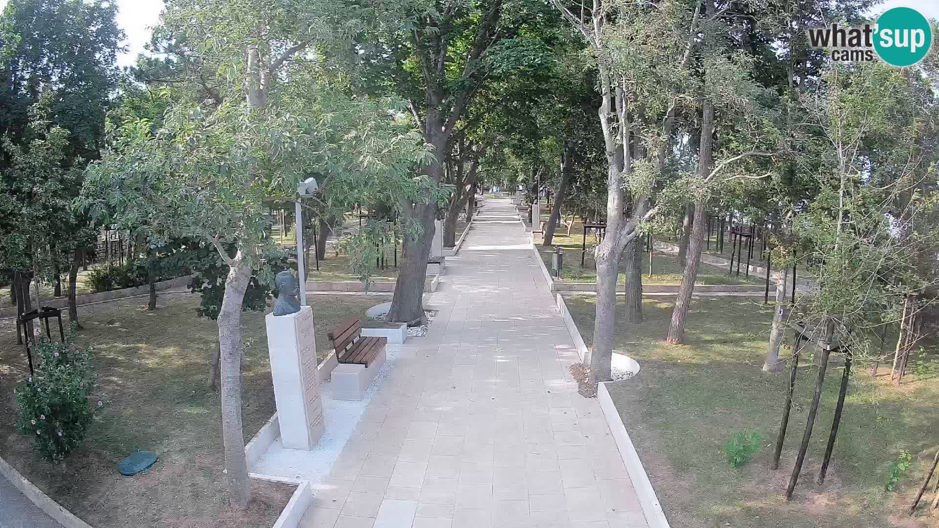 Writers’ Park Webcam Senj – Live by the Sea