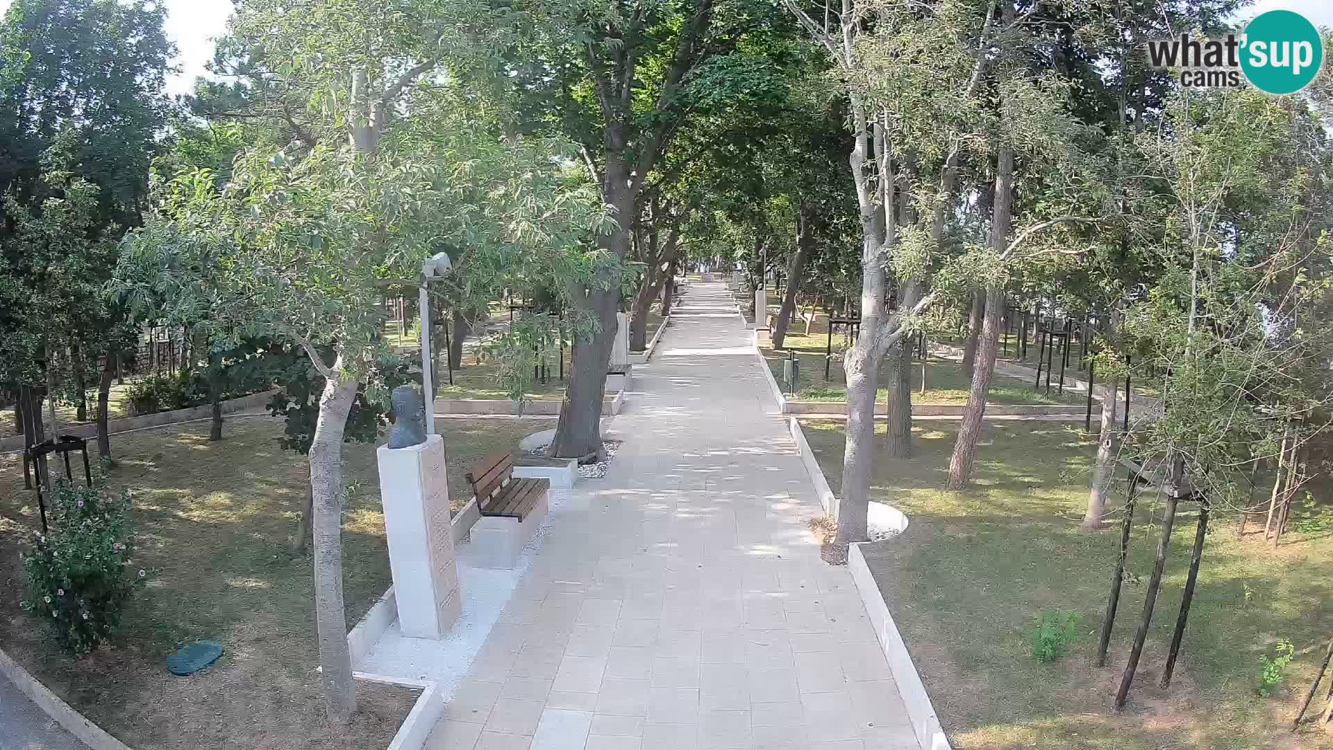 Webcam Schriftstellerpark Senj – Live am Meer