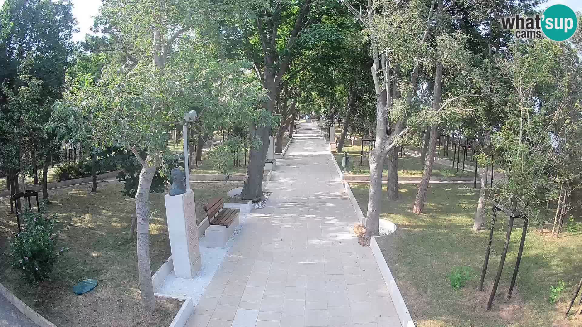 Writers’ Park Webcam Senj – Live by the Sea