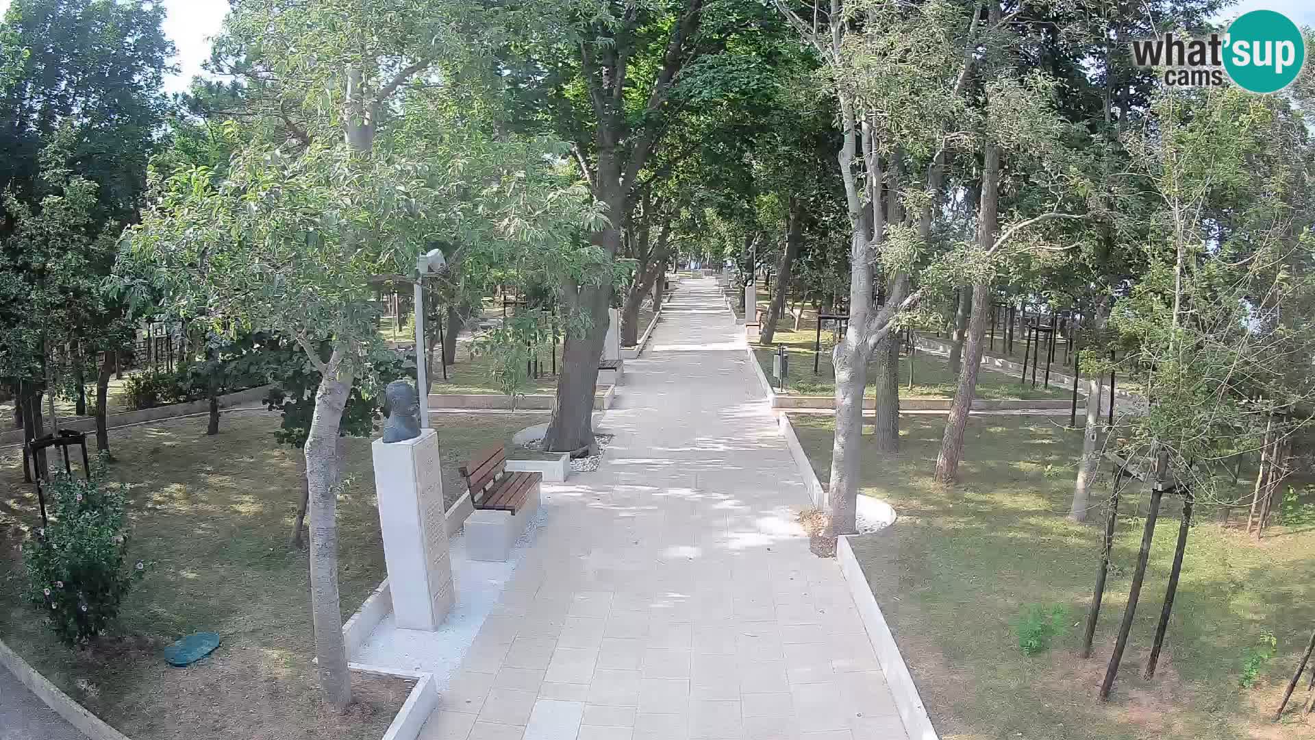 Writers’ Park Webcam Senj – Live by the Sea