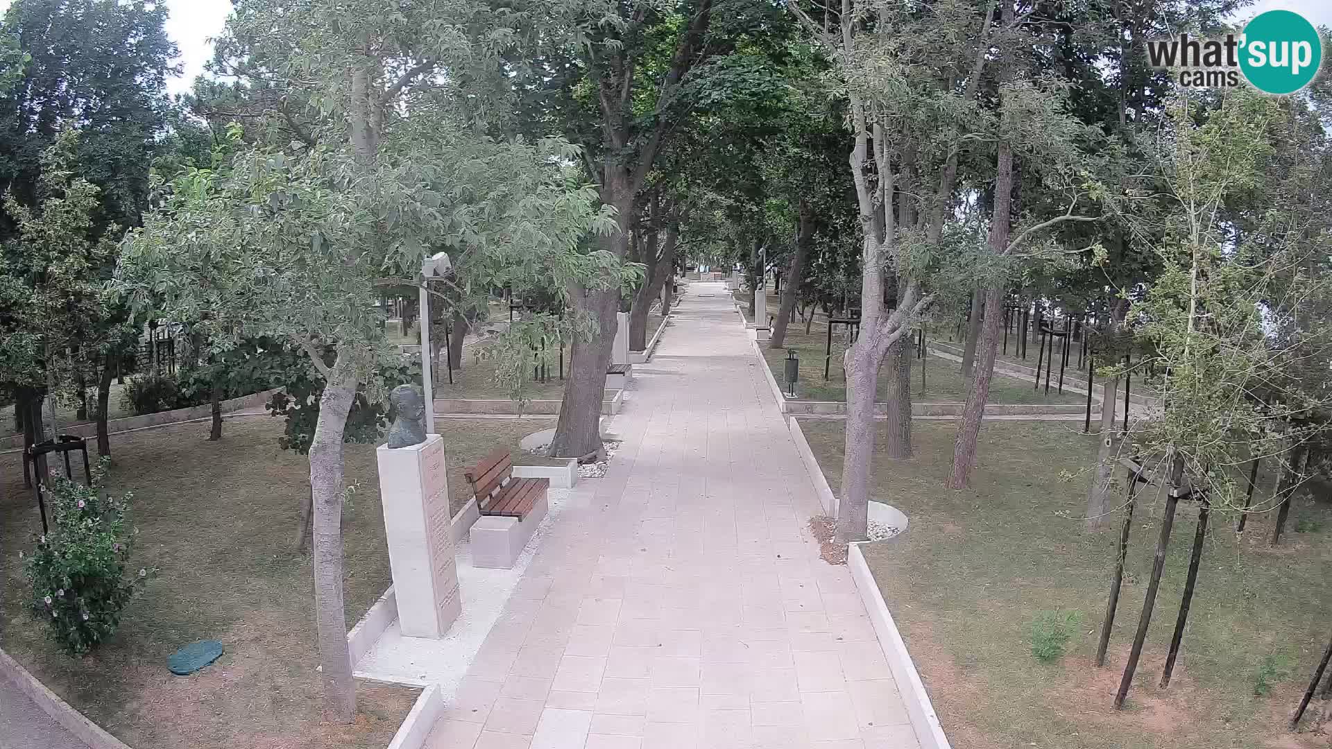 Writers’ Park Webcam Senj – Live by the Sea