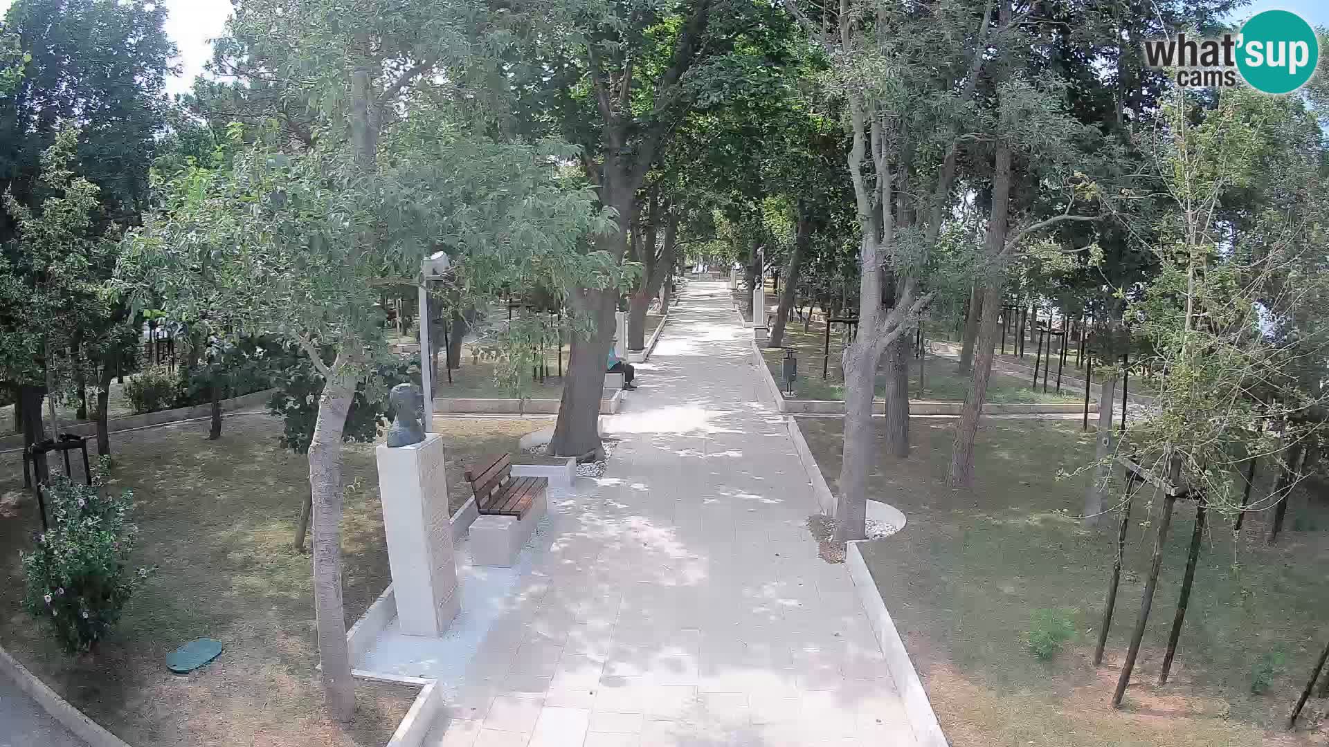 Writers’ Park Webcam Senj – Live by the Sea