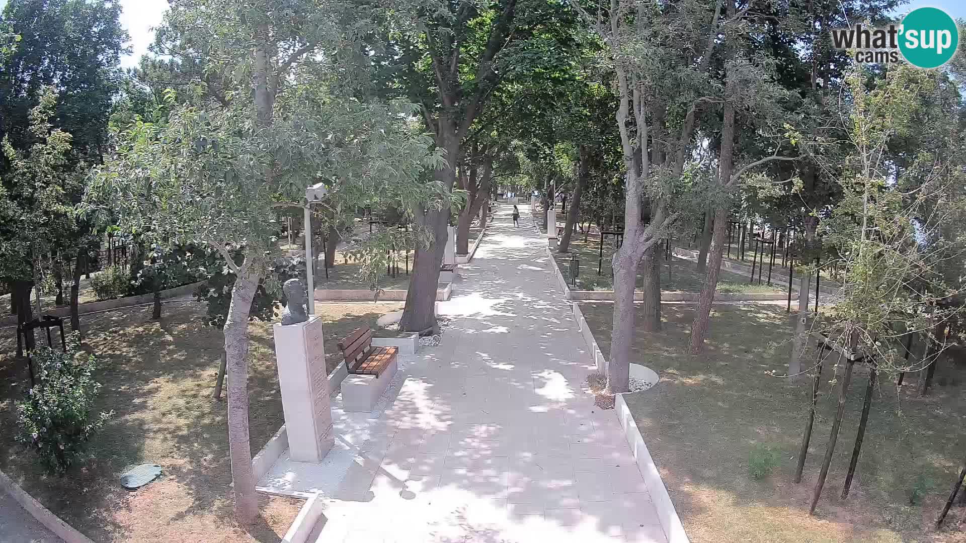 Webcam Schriftstellerpark Senj – Live am Meer