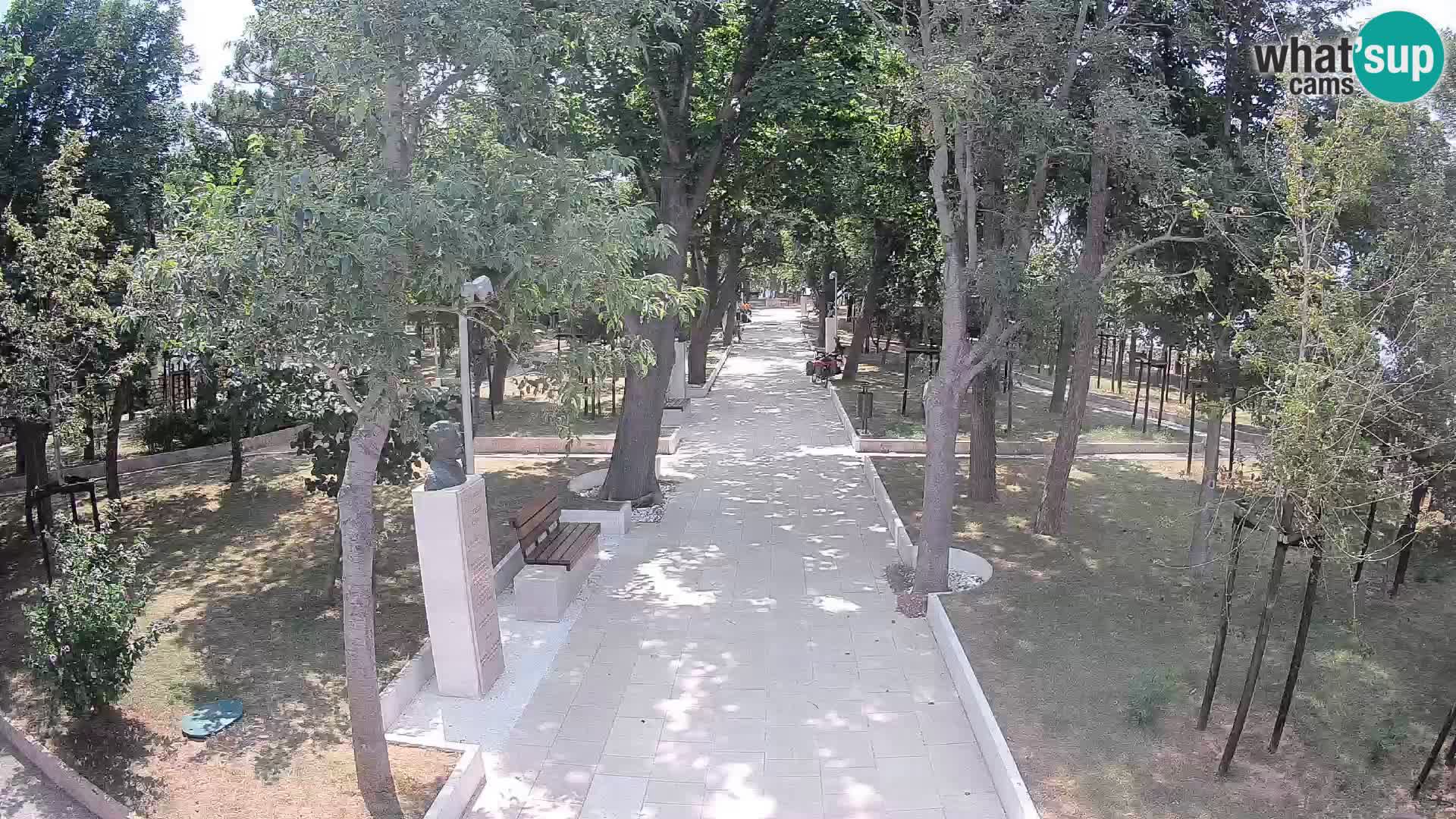 Writers’ Park Webcam Senj – Live by the Sea