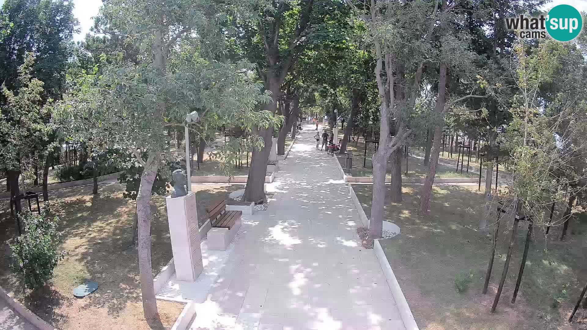 Writers’ Park Webcam Senj – Live by the Sea