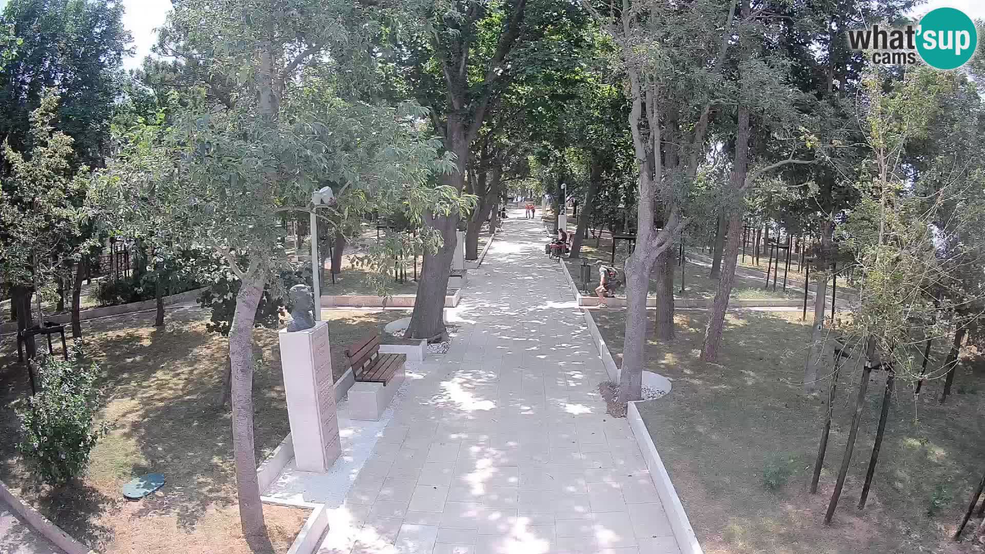 Writers’ Park Webcam Senj – Live by the Sea