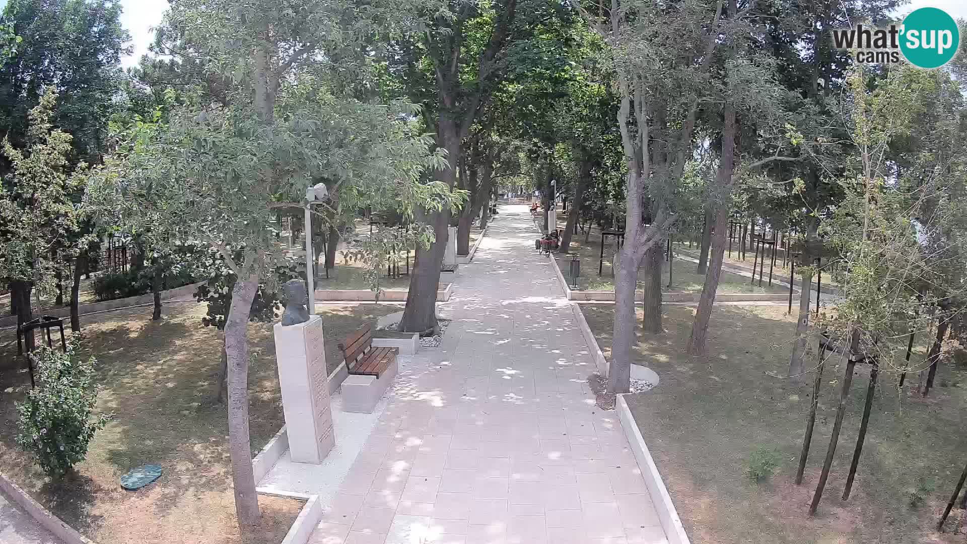 Webcam Schriftstellerpark Senj – Live am Meer