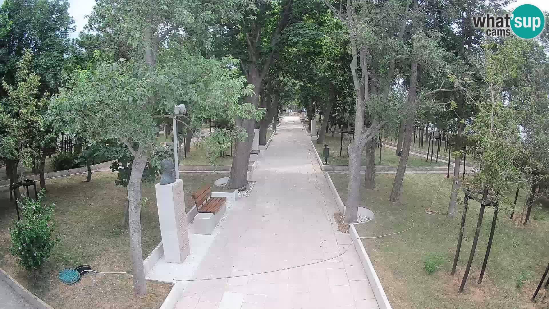 Writers’ Park Webcam Senj – Live by the Sea