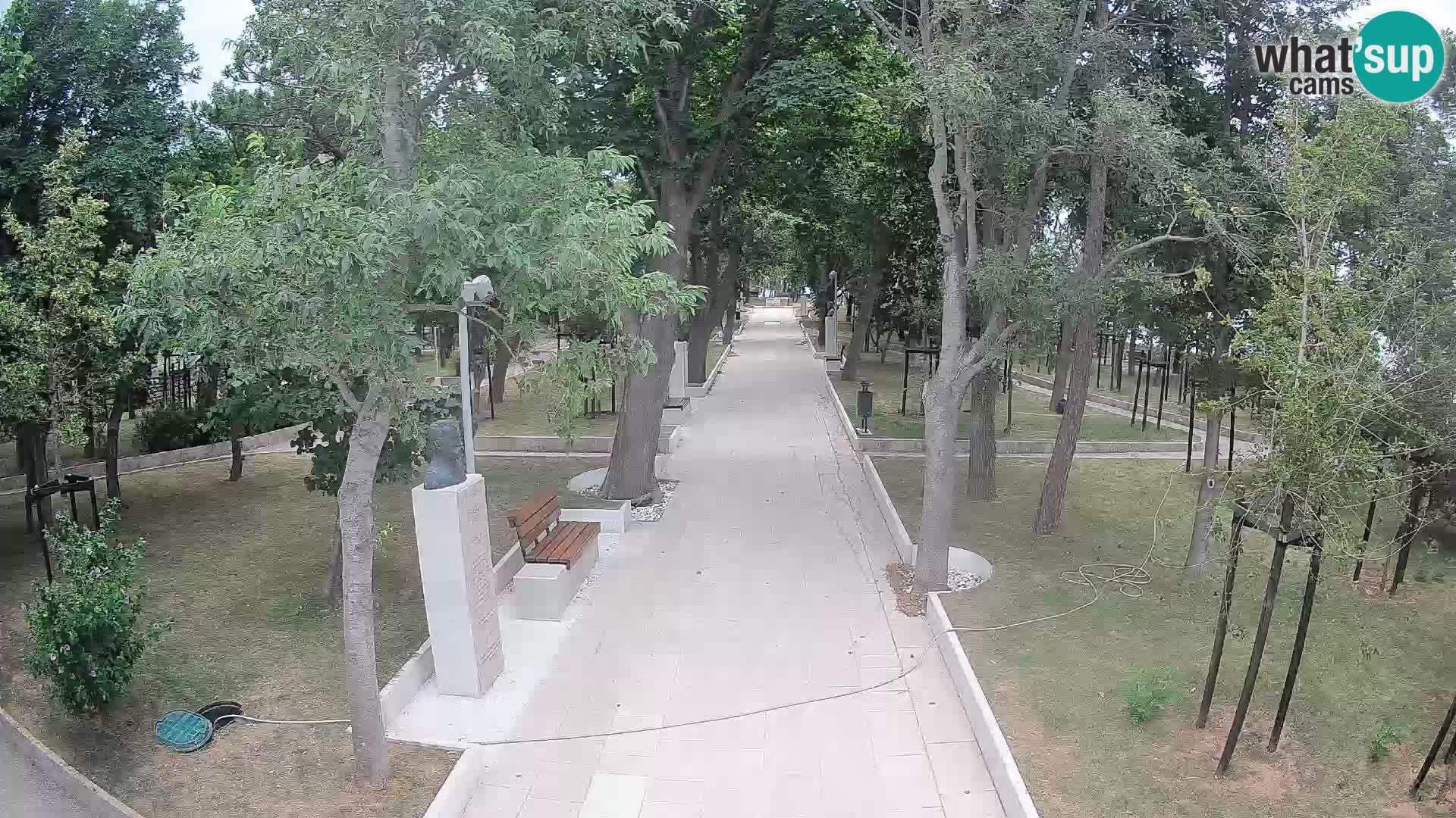 Writers’ Park Webcam Senj – Live by the Sea