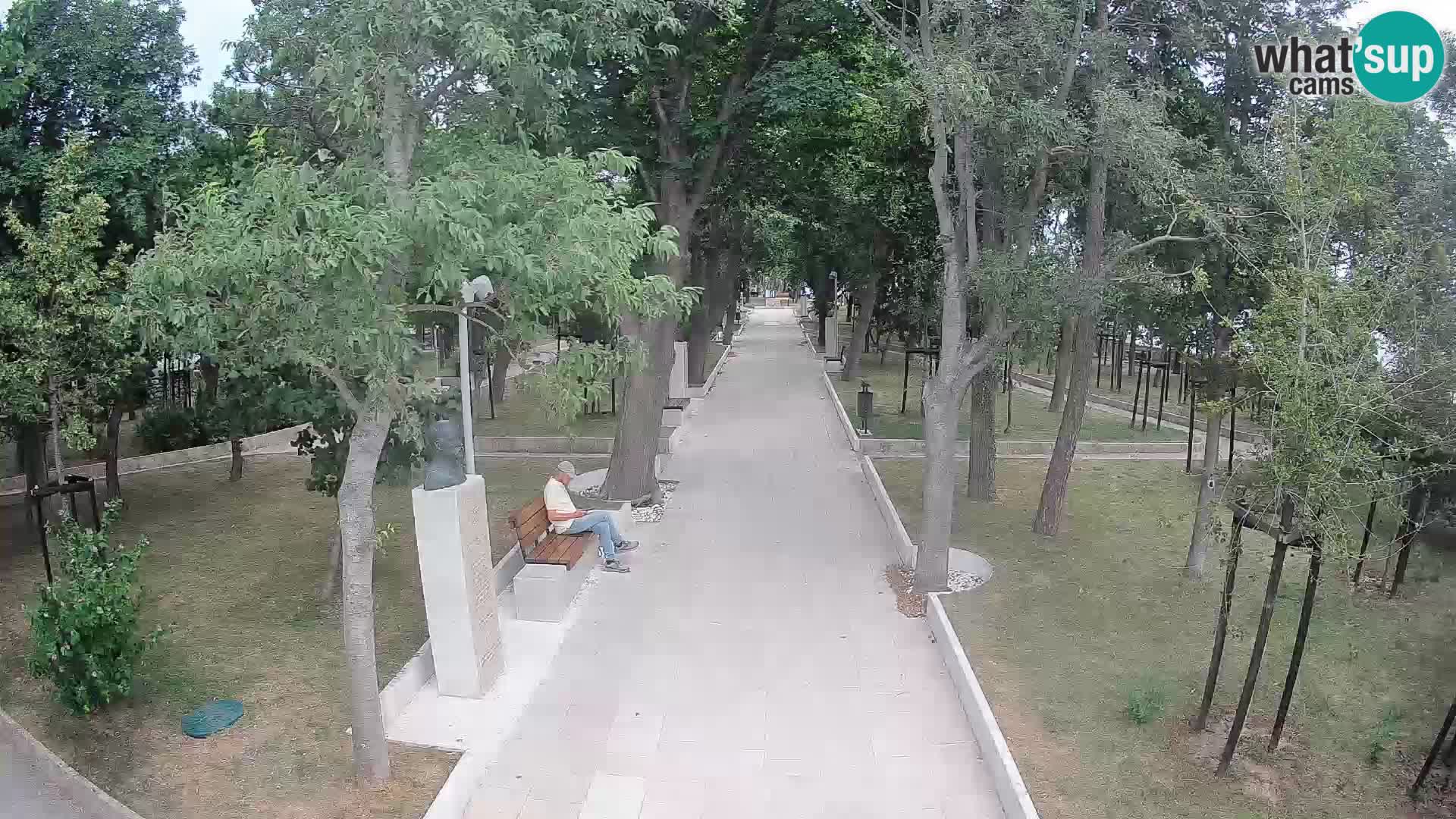 Writers’ Park Webcam Senj – Live by the Sea