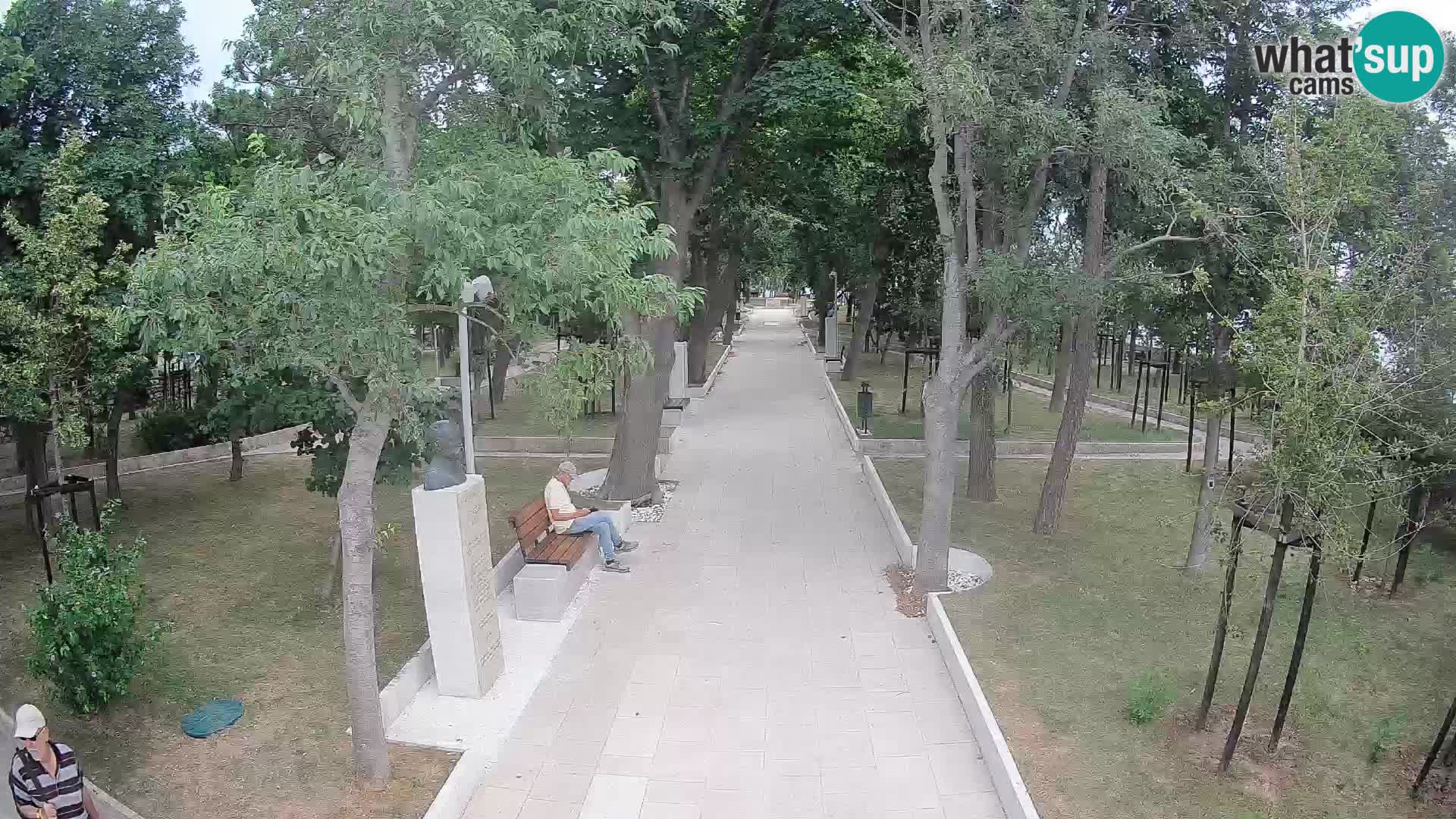 Writers’ Park Webcam Senj – Live by the Sea