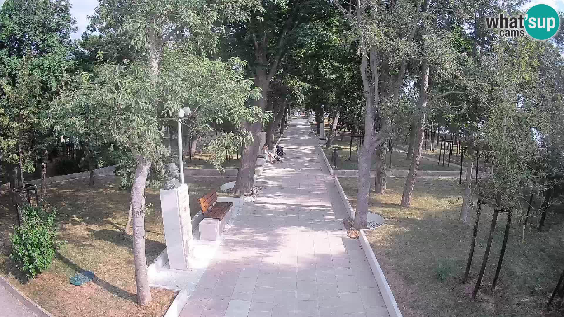 Writers’ Park Webcam Senj – Live by the Sea