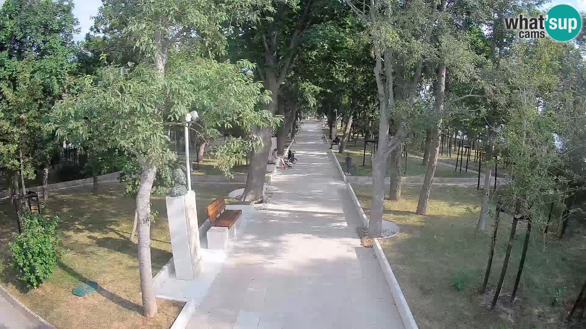 Writers’ Park Webcam Senj – Live by the Sea