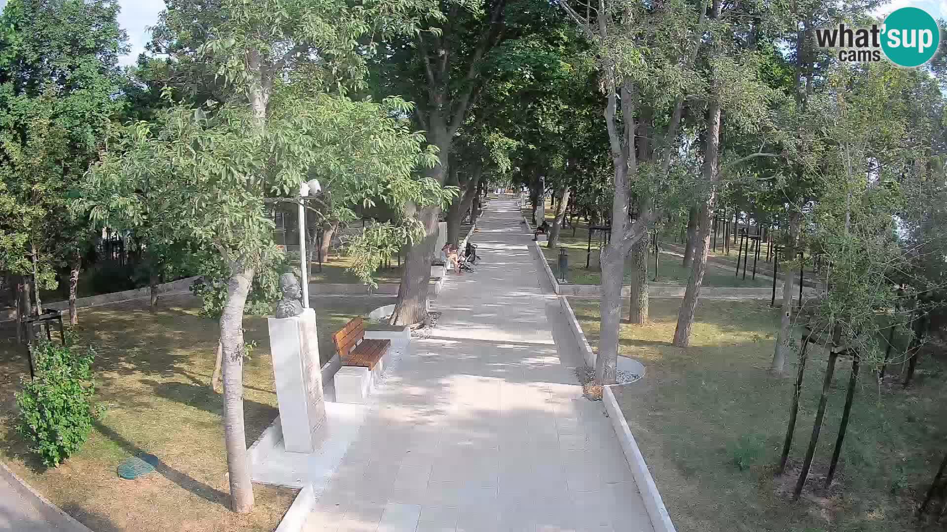 Writers’ Park Webcam Senj – Live by the Sea