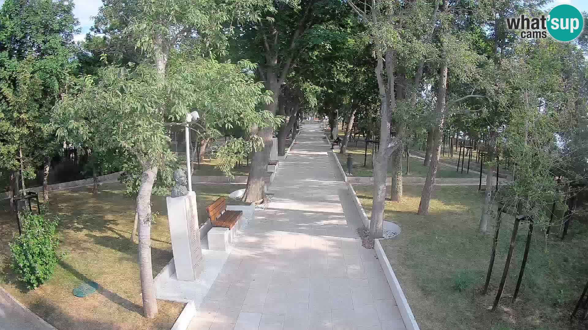 Writers’ Park Webcam Senj – Live by the Sea