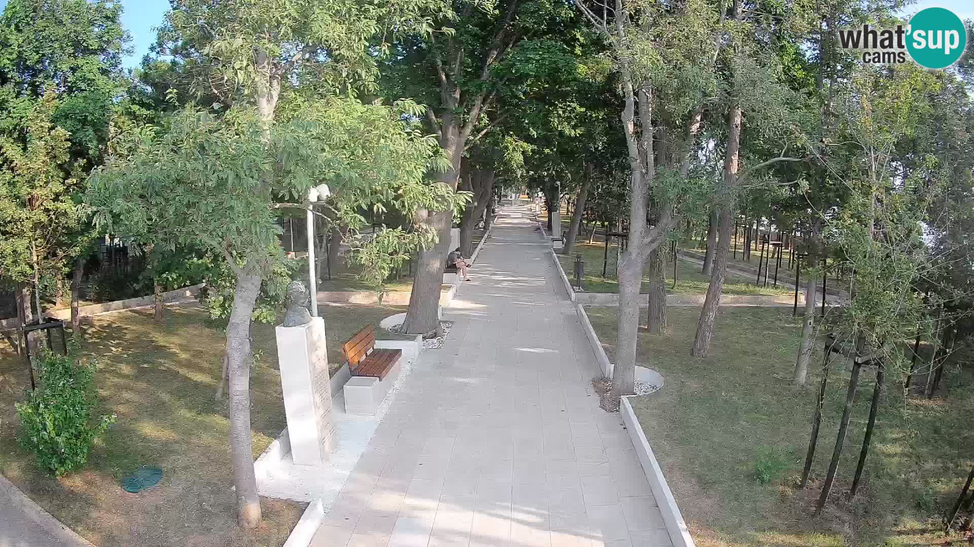 Webcam Schriftstellerpark Senj – Live am Meer