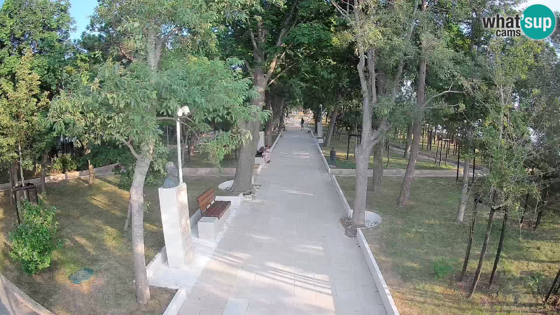 Writers’ Park Webcam Senj – Live by the Sea