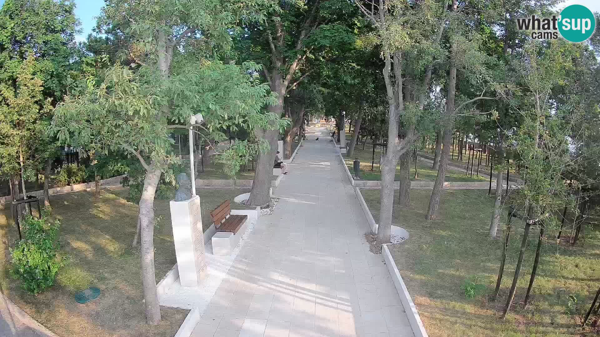 Writers’ Park Webcam Senj – Live by the Sea