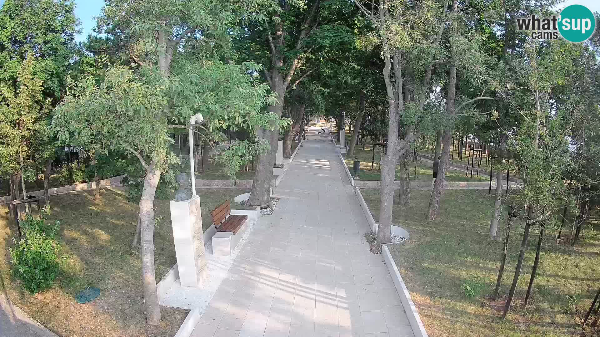 Writers’ Park Webcam Senj – Live by the Sea