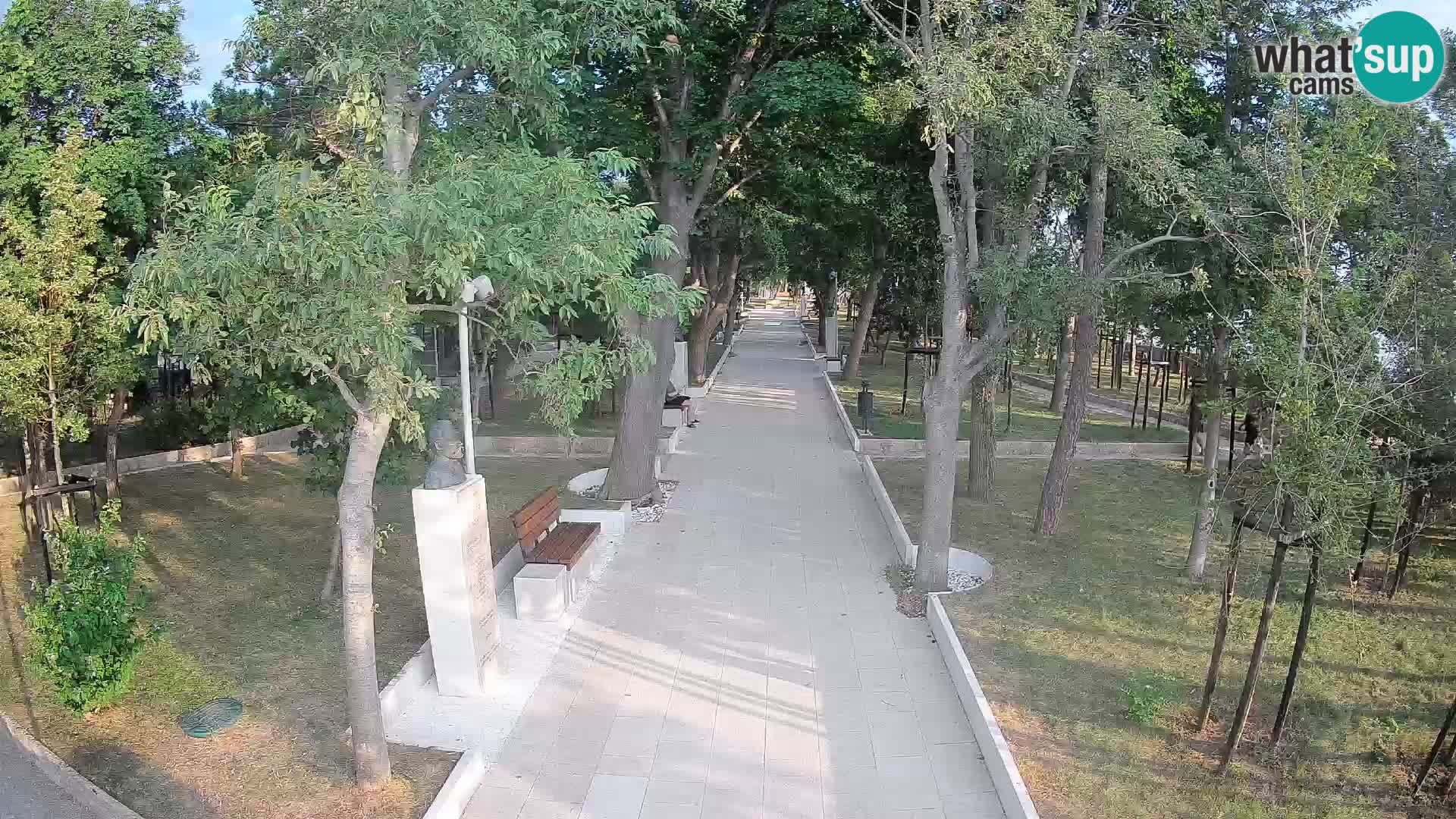 Writers’ Park Webcam Senj – Live by the Sea