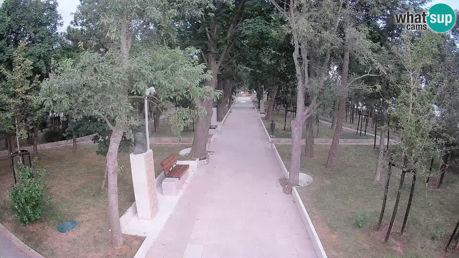 Writers’ Park Webcam Senj – Live by the Sea