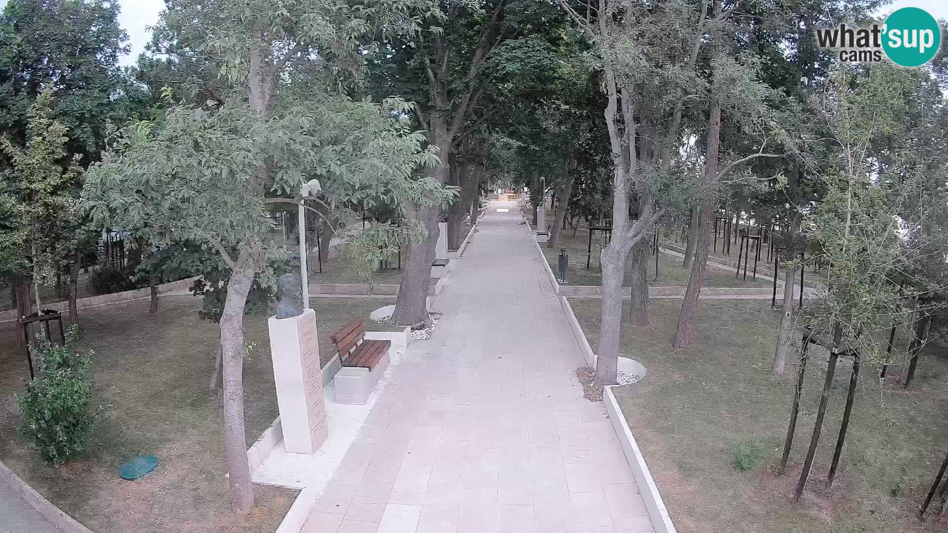 Writers’ Park Webcam Senj – Live by the Sea