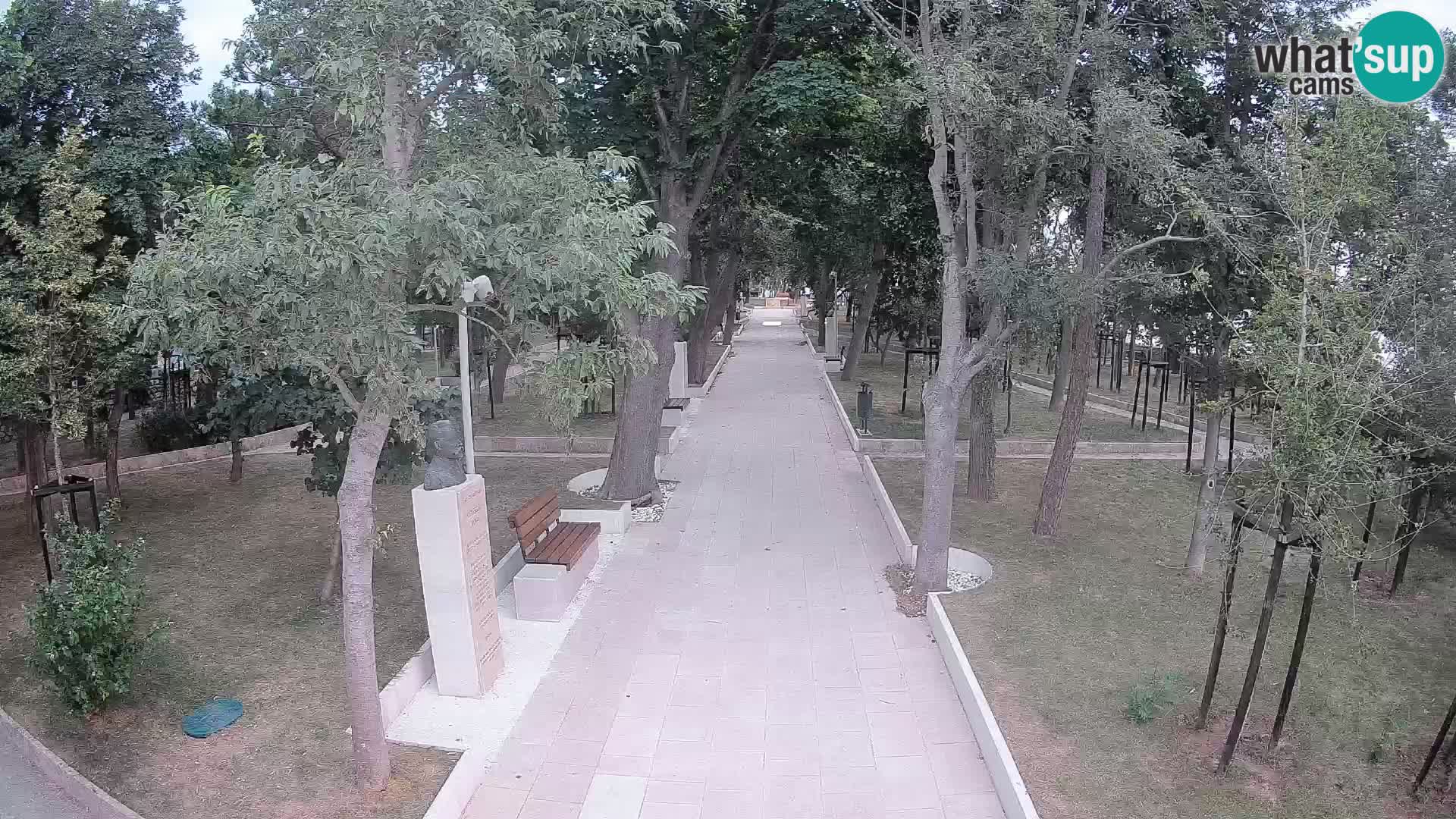 Writers’ Park Webcam Senj – Live by the Sea