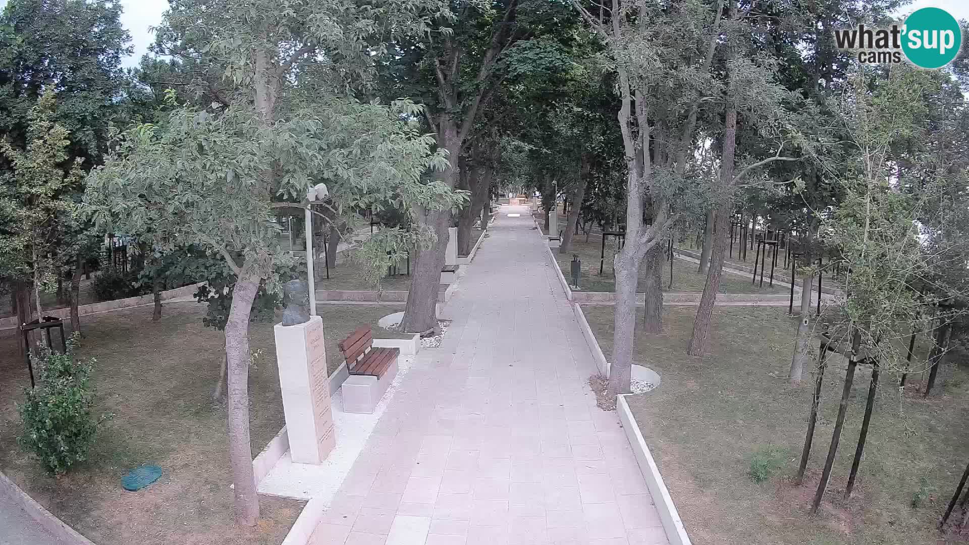 Writers’ Park Webcam Senj – Live by the Sea