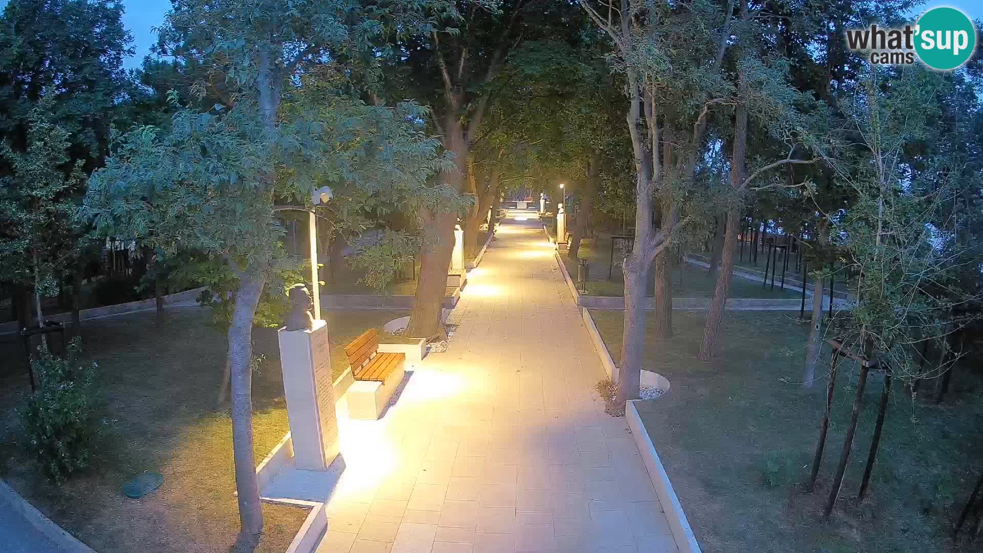 Writers’ Park Webcam Senj – Live by the Sea