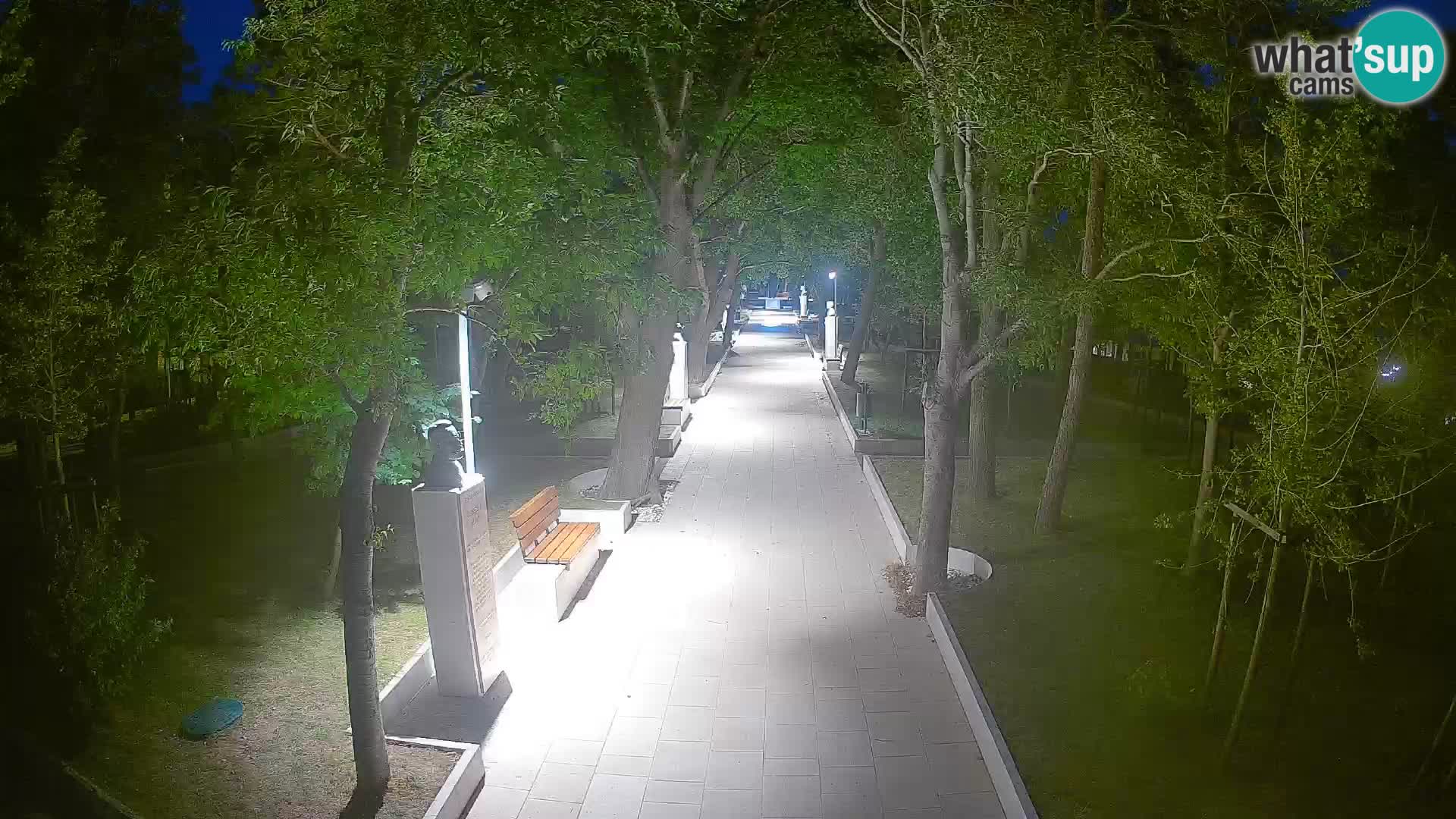 Writers’ Park Webcam Senj – Live by the Sea