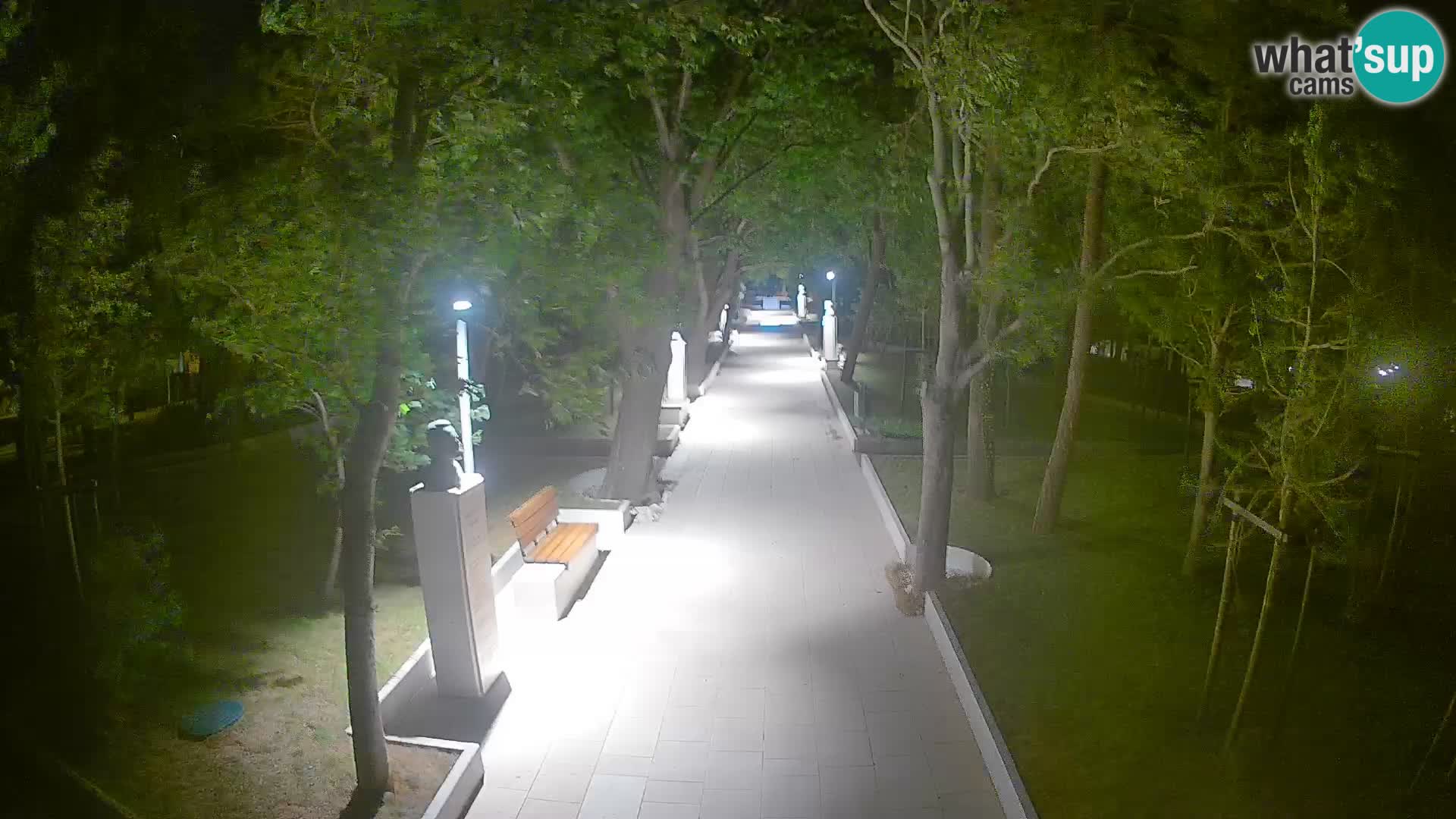 Writers’ Park Webcam Senj – Live by the Sea