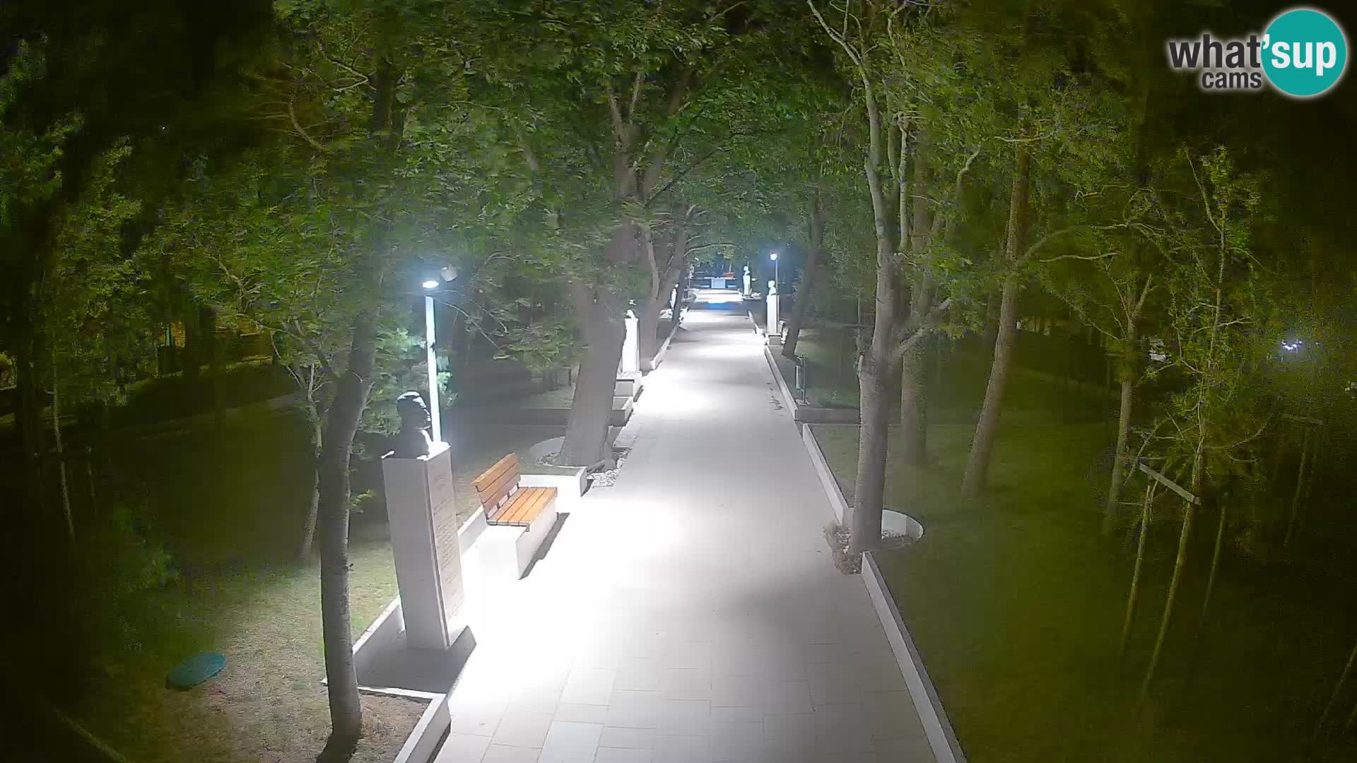 Writers’ Park Webcam Senj – Live by the Sea