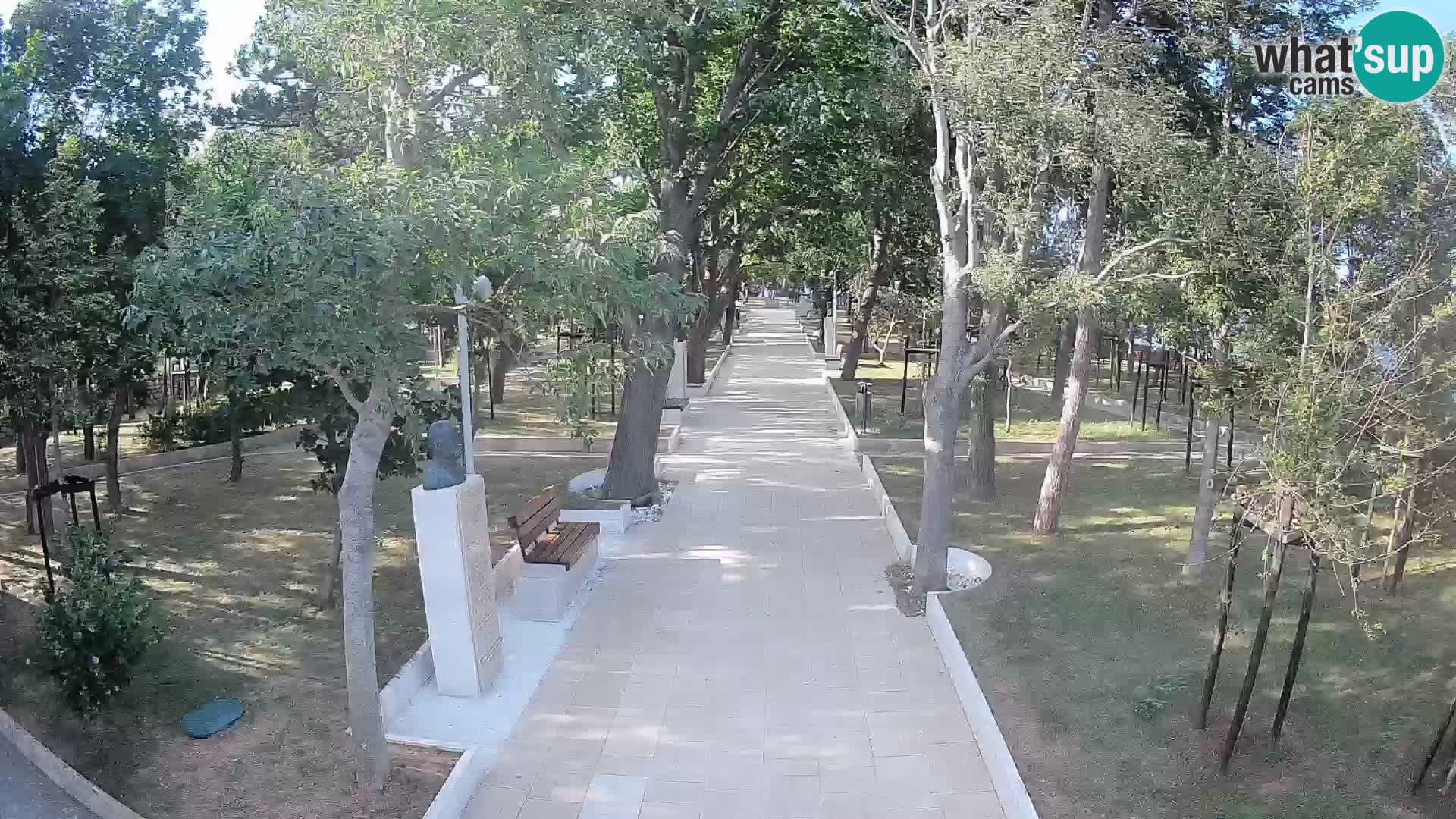 Webcam Schriftstellerpark Senj – Live am Meer