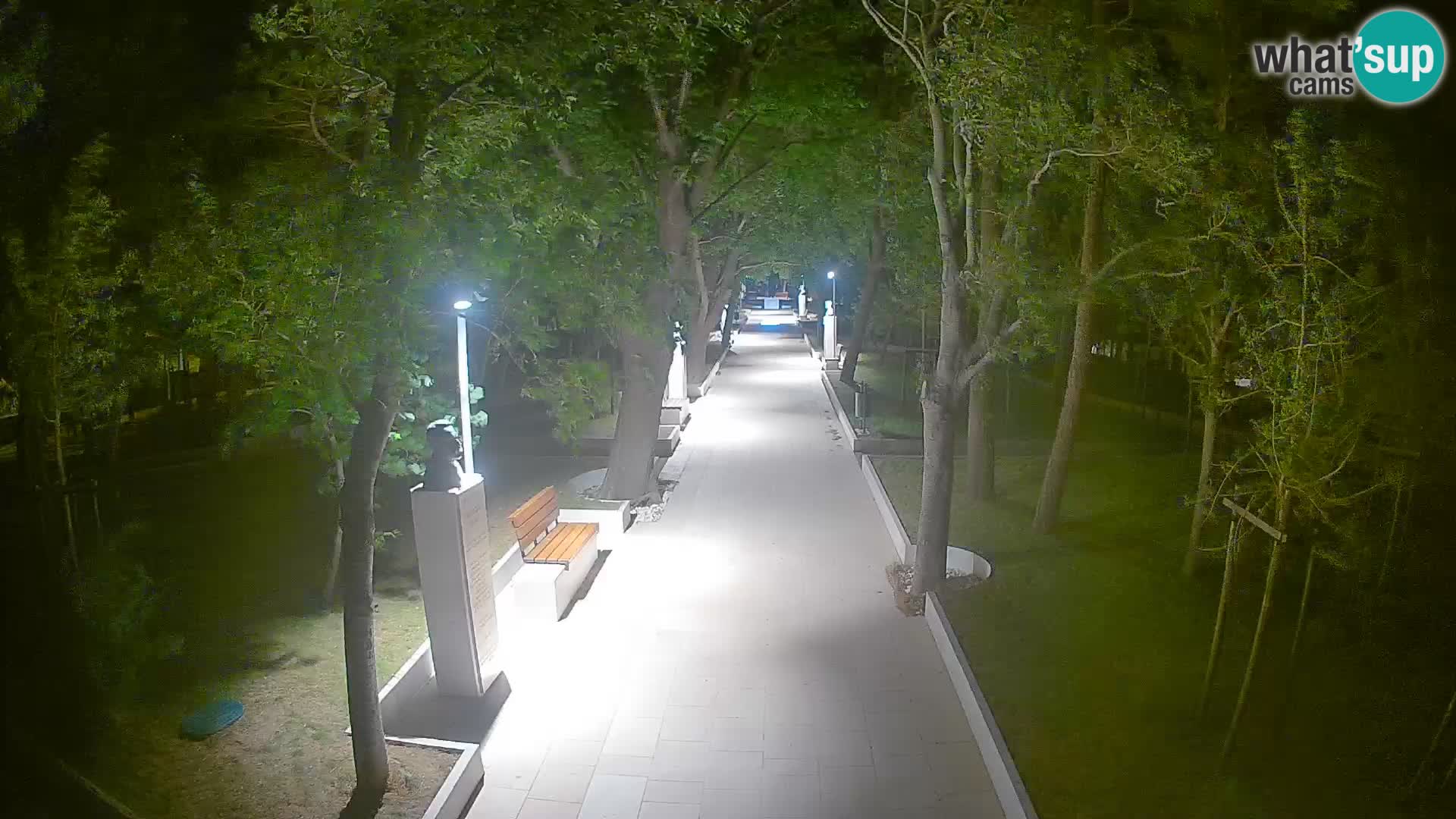 Webcam Schriftstellerpark Senj – Live am Meer