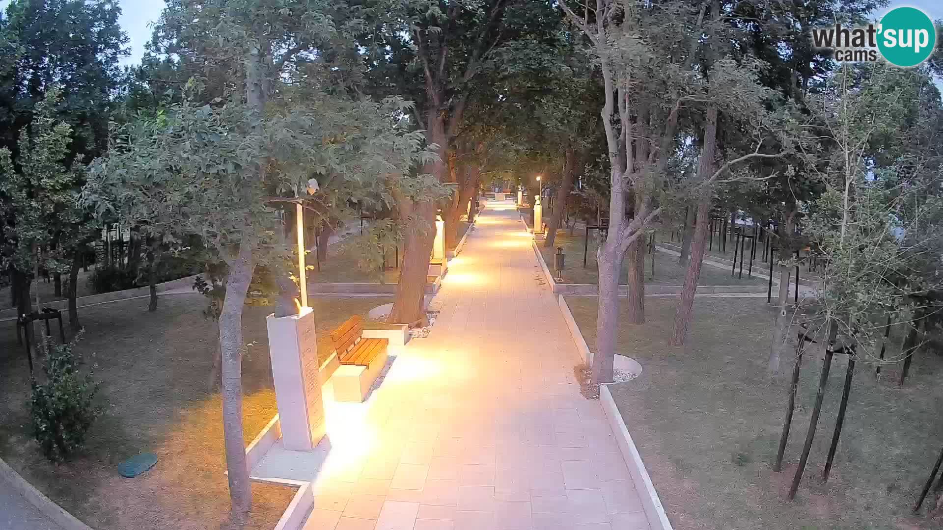 Writers’ Park Webcam Senj – Live by the Sea
