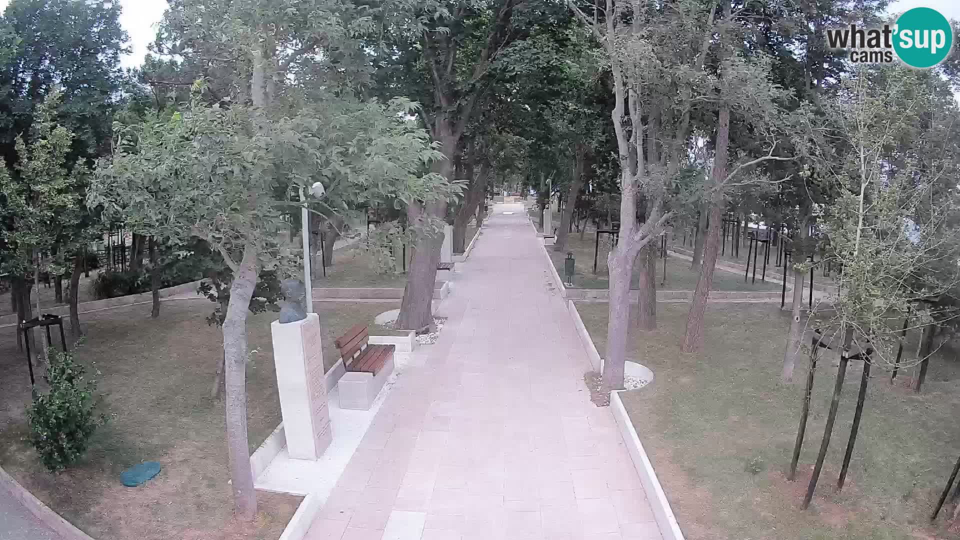 Writers’ Park Webcam Senj – Live by the Sea