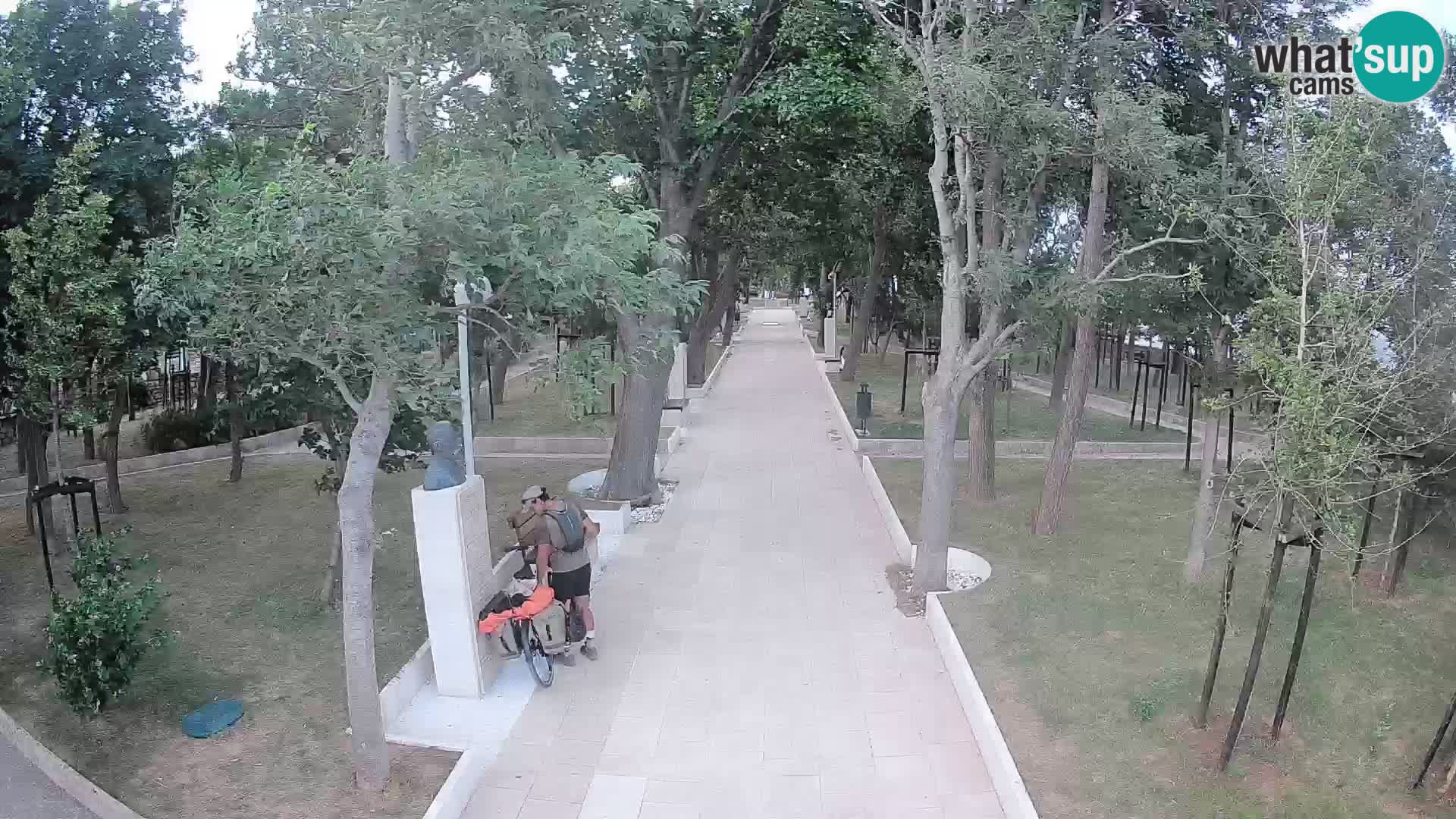 Writers’ Park Webcam Senj – Live by the Sea